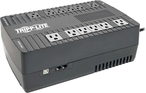 Vista 11 de Tripp Lite Serie UPS conectado a la nube de 750 VA de respaldo y protector de sobretensiones, gestión remota y monitoreo, 450 W, 12 tomas, AVR, UPS