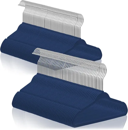Vista 14 de Casafield 100 perchas de terciopelo para bebé, tamaño de 11 pulgadas, para ropa de bebés y niños pequeños, color morado