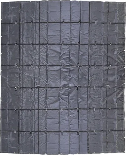 US Cargo Control Lona de acero ligera – Lona de cama plana de 20 pies x 16 pies – 14 onzas de material impermeable de poliéster recubierto de PVC –