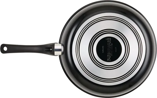 Vista 7 de Farberware Glide Escalfador de Huevos Antiadherente de Cerámica Cobreada con Tapa, 8 Pulgadas, Negro - 10654