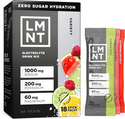 Vista 16 de LMNT Zero Sugar Electrolytes - Paquete variado Mezcla de bebidas 12