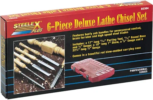 Vista 3 de Steelex Plus D2304 Deluxe HSS Juego de cinceles para torno de 6 piezas