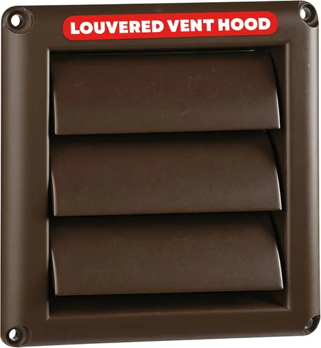 Vista 10 de Deflecto Supurr-Vent - Capucha con rejillas, color negro, 4 pulgadas de diámetro