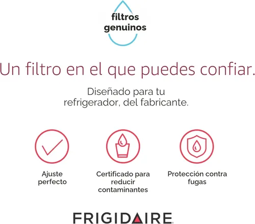 Vista 4 de Frigidaire PurePour® PWF-1 (FPPWFU01) y PureAir® AF-2 (FRGPAAF2) Kit combinado de filtro de agua y aire