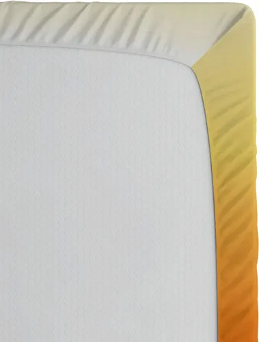 Vista 4 de Ambesonne Romantic 2 Pack Fitted Sheet, People in Gondolas, Bed Cover All-Round Elastic Deep Pockets 2 Pieces, Package Contains 2 Full Size Fitted