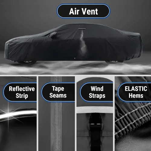 Vista 5 de iCarCover - Funda de auto personalizada para Toyota 86 (2017-2020), impermeable, resistente a todo tipo de clima, protección contra la lluvia