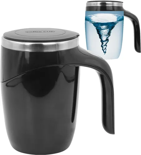 Taza autoagitación - Taza magnética eléctrica automática para café, taza de mezcla giratoria linda, para remover café/té/chocolate caliente/leche en