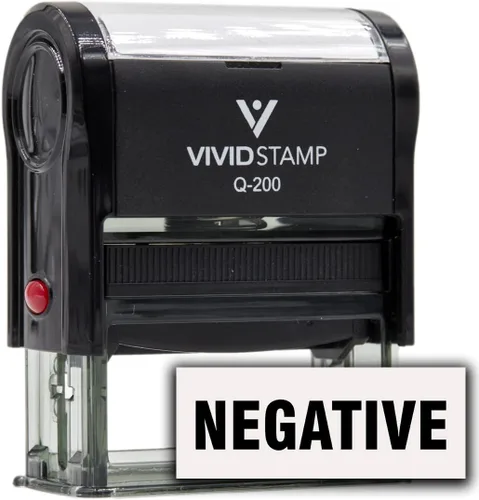 Sello de goma de oficina autoentintado negativo (tinta negativa) - Q-200