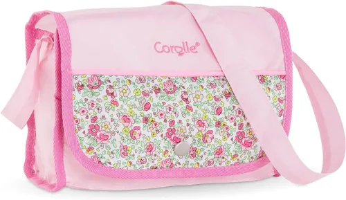 Vista 9 de Corolle Cochecito de muñeca de bebé para niñas, cochecito de bebé plegable de juguete para muñecas con diseño de carro, cochecito rosa