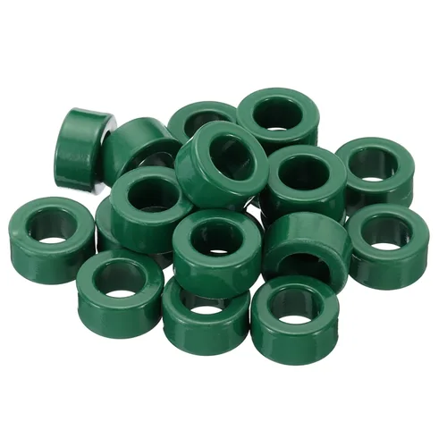 Vista 19 de PATIKIL Núcleo toroide de ferrita, 10 unidades de núcleo toroide de 1 pulgada ODx0.6 pulgadas IDx0.5 pulgadas H anillos de ferrita transformador
