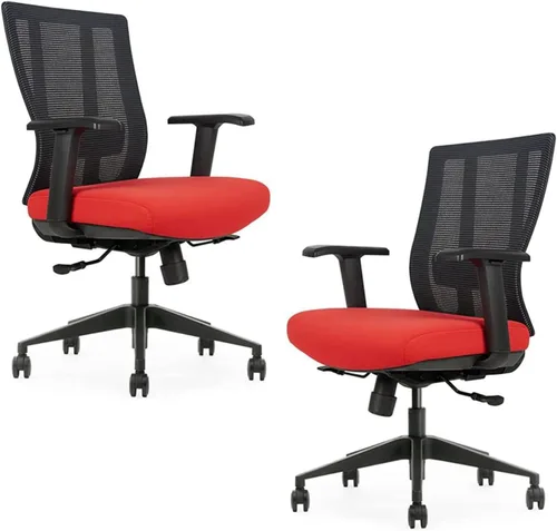 Vista 22 de Bitchair - Silla ergonómica de malla para sala de conferencias, silla de escritorio para computadora con brazos ajustables en altura, silla