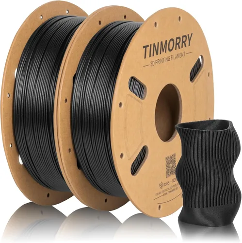 Vista 33 de TINMORRY - Filamento PETG CF de 1.75 mm para impresora 3D, compatible con Bambu LAB, Creality K1C, QIDI MAX3, FLASHFORGE Adventurer 5M, Prusa MK4