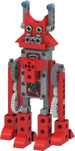 Vista 9 de Thames & Kosmos Fábrica de Robots para Niños: Kit de Experimentos STEM de Robots Raros, Desajustados y Rebeldes Construcción de Modelos Prácticos