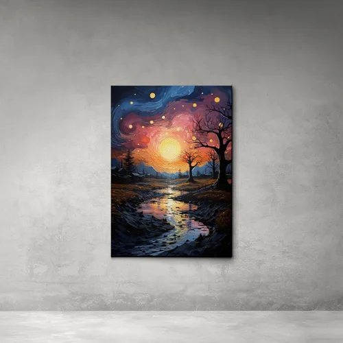 Vista 2 de The Stroll by Vincent Van Gogh, Hiking Art Print,Van Gogh Nature Art,Van Gogh Tree,Stroll Wall Art, Nature Lover Gift,Van Gogh Scenery Print