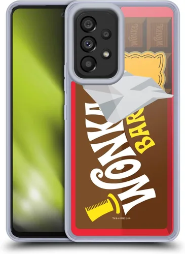 Head Case Designs Funda de gel suave con licencia oficial de Willy Wonka y The Chocolate Factory Candy Bar Graphics compatible con Samsung Galaxy