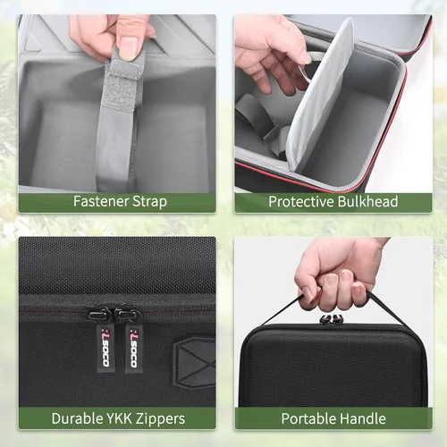 Vista 3 de RLSOCO Funda de transporte para Samsung The Freestyle de 2ª generación y XGIMI MoGo 2 Pro (nuevo)/MoGo 2 Proyector portátil Diseño compacto