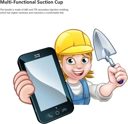 Vista 3 de Ventosa de pantalla, herramienta de reparación de mantenimiento, ventosa de pantalla de tableta ABS TPE con mango de dureza para tableta de teléfono