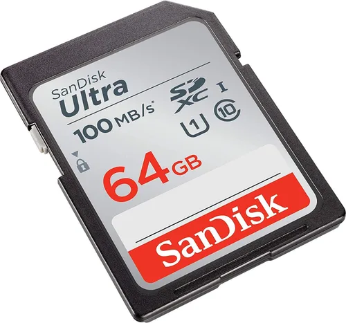 Vista 5 de Canon EOS Rebel T5 Tarjeta de memoria SanDisk SD Ultra SD Tarjeta de memoria con todo menos lector Stromboli (64GB)