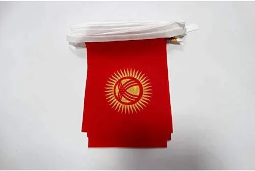 Vista 37 de Guatemala 19.7 ft BUNTING Flag 20 banderas 9'' x 6'' - Banderas de cuerda guatemalteca 5.9 x 8.3 in - AZ FLAG