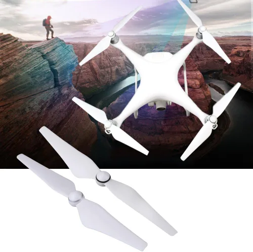 Vista 2 de Phantom prler, 2 pares de cuchillas de plástico Prler Prler 9450S Prlers Blades Drone Quadcopter Reemplazo Reemplazo Reemplazo para DJI Phantom 4/4