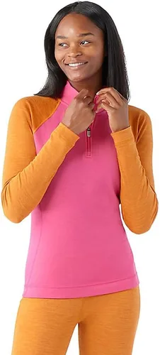 SMARTWOOL Blusa de cuello redondo activa de lana Merino 250, de capa base, para mujer