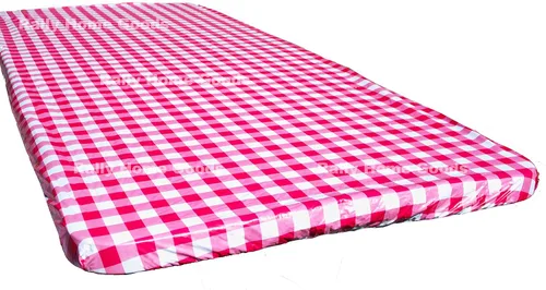 Vista 26 de Rally Home Goods Mantel redondo de vinilo ajustable para interiores y exteriores, respaldo de franela, borde elástico, funda de plástico impermeable