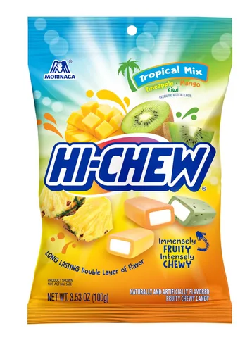 Vista 42 de HI-CHEW Mezcla Superfruit, 3.17 oz, 6 piezas, sin gluten, elaborada con sabores de frutas naturales y artificiales