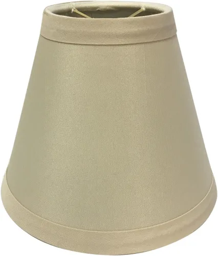 Vista 15 de Royal Designs, Inc. Lámpara de araña de tapa dura Empire Basic Shade CS-984-5AGL, oro antiguo, 3 x 5 x 4,5