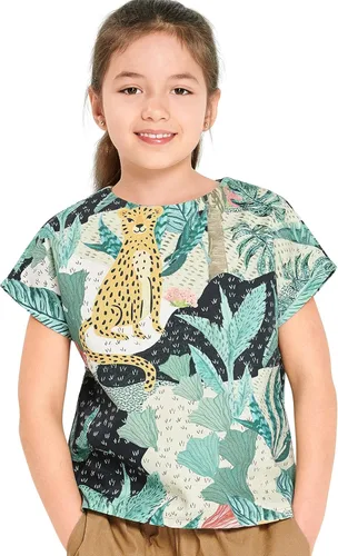 Vista 3 de Burda Style Easy - Vestido sin mangas y camiseta para niños, código 9282, kit de patrón de costura, tallas 4-10, multicolor