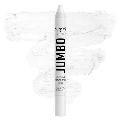 Vista 11 de NYX PROFESSIONAL MAKEUP Lápiz de Ojos Jumbo, Barra de Sombra de Ojos Mezclable y Lápiz Delineador - Black Bean (Negro)