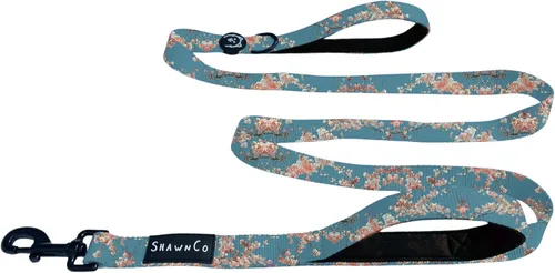 Vista 27 de Correa para perros ShawnCo Dream Walk - Premium, correa de nailon para mascotas con mango de neopreno suave para perros pequeños, medianos y grandes