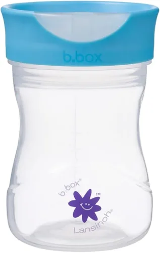 b.box + Lansinoh - Taza de entrenamiento para niños pequeños (a partir de 12 meses) | Taza de transición de flujo libre para niños pequeños que