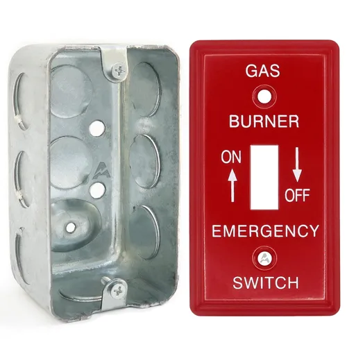 Vista 12 de (Paquete de caja y cubierta) Caja eléctrica utilitaria de 4x2 pulgadas, caja de tomacorriente, cubierta para interruptor de palanca, construcción