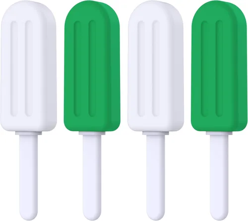 Vista 9 de Masticables para alineador Invisalign, 10 unidades de paletas masticables de silicona con asas de agarre, para soportes invisibles o de metal