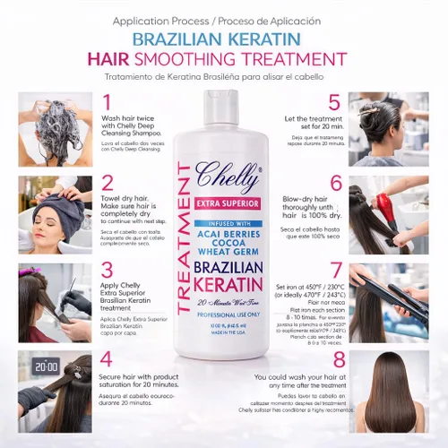 Vista 5 de Chelly Queratina Brasileña Superior (Extra Superior)