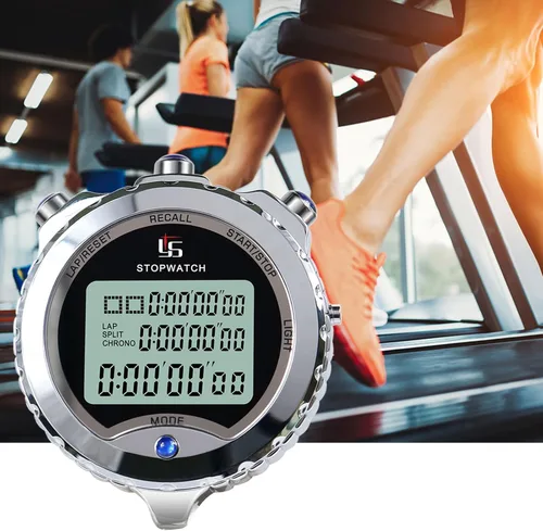 Vista 8 de Sports Timer Professional Digital with Calendar Alarm Multi-Handheld Timer for Running