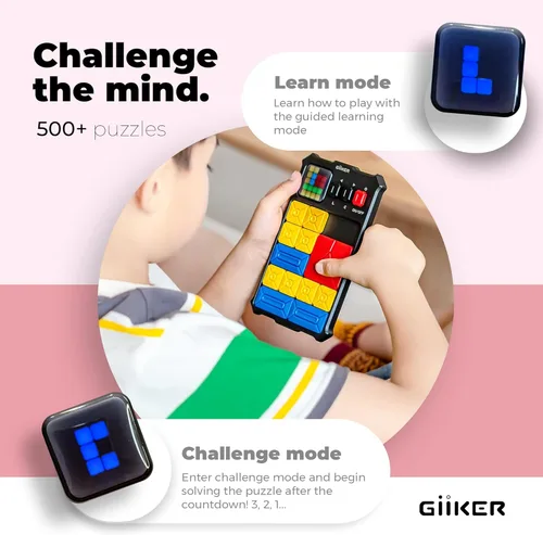 Vista 5 de GiiKER Super Slide Puzzle Games, Rompecabezas Original de más de 500 Desafíos, Rompecabezas Mental, Juguetes para Niños y Adolescentes