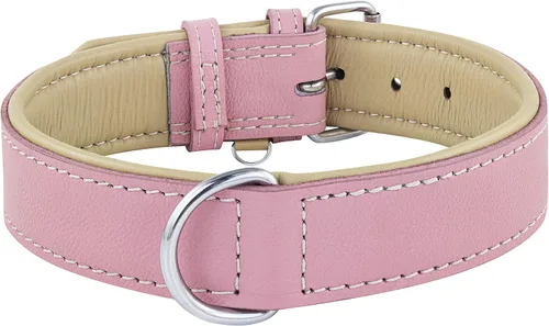 Vista 10 de Riparo Collar de perro de cuero ajustable – Collar de perro ancho resistente para perros pequeños, medianos, grandes y extra grandes con soporte Agua