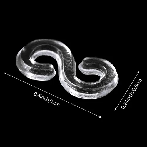 Vista 5 de Rolybag 400 clips en S de banda de goma para telar pulseras de telar, conectores de plástico, kit de suplemento y fabricación de pulseras