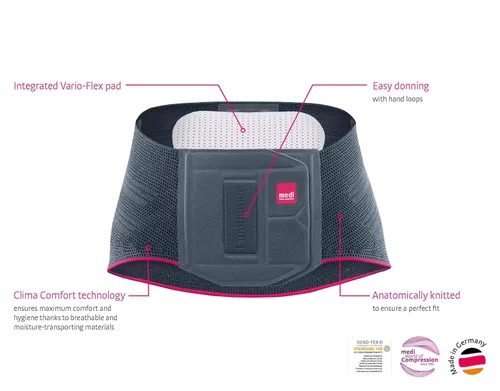 Vista 7 de Medi Soporte lumbar Lumbamed Plus (hombres) talla 3