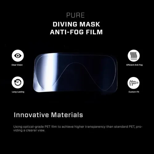 Vista 3 de #270Pro - Película antivaho pura para máscaras de buceo oceánico para buceo, esnórquel, apnea