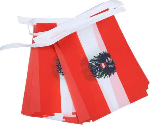 Vista 2 de Guatemala 19.7 ft BUNTING Flag 20 banderas 9'' x 6'' - Banderas de cuerda guatemalteca 5.9 x 8.3 in - AZ FLAG