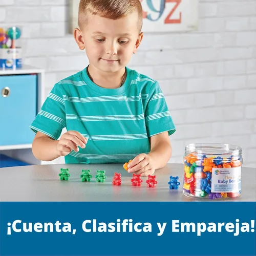 Vista 2 de fichas con forma de Bebé Oso (102 unidades).