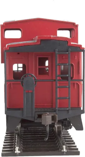 Vista 3 de Walthers Trainline HO Scale Model Atchison, Topeka & Santa Fe Vision Caboose, modelo: 931-1503