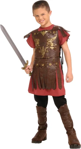 Vista 6 de Disfraz de gladiador para niño., S, Multicolor