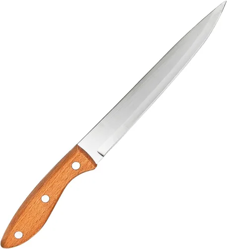 Vista 11 de Cuchillo de pelar para fruta y vegetales, cuchillo de cocina para cortar carne y rebanar, hoja de acero inoxidable ultra afilada, mango ergonómico