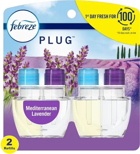 Vista 29 de Febreze Plug In - Ambientador, repuesto de aceite perfumado que combate olores fuertes para el hogar de larga duración, fragancia Linen & Sky