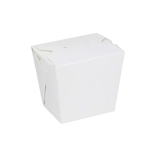 Karat FP-FP16W - Contenedor de papel para llevar de 16 onzas, color blanco (caja de 450)
