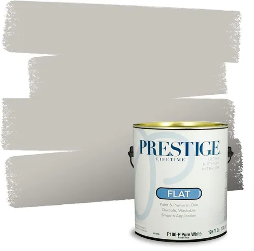 Vista 25 de PRESTIGE Paints - Pintura interior e imprimación en uno, 1 galón, cáscara de huevo, pimienta envejecida