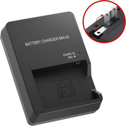 Vista 2 de Cargador de batería de pared MH-24 para Nikon: para batería EN-EL14 EN-EL14A compatible con Nikon D3100 D3200 D3400 D3300 D3500 D5100 D5200 D5300
